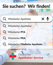 Sie suchen? Wir finden! Personal für Ihre Apotheke.