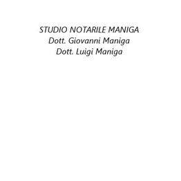 Maniga Studio Notarile logo