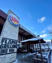 Burger King sous la première neige de 2023.