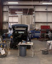 Wide Shot of Body Repair Area