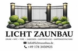 Licht Zaunbau