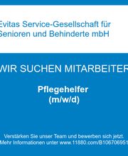 Pflegehelfer (m/w/d)