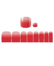 Design "Ombre Red Feet"