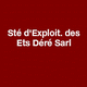 Sté Expl Déré ETS