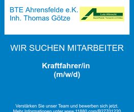 Kraftfahrer/in (m/w/d)
