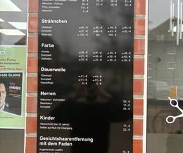 Preise - Cut by B & Team | Friseur Münster