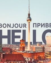 Mehrsprachiges Berlin-Panorama-Banner für berlintc.de