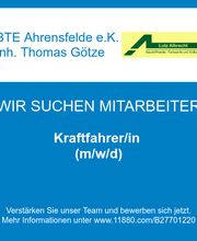 Kraftfahrer/in (m/w/d)