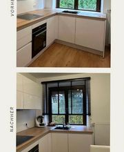 Jalousie&Küchenarmatur montiert