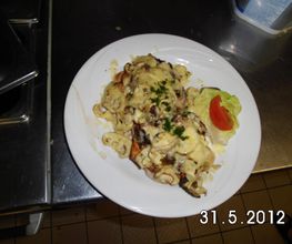Spezialiät des Hauses: Maultaschen Graf Eberhard