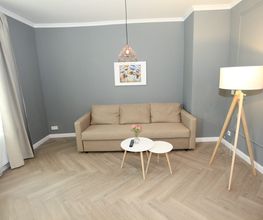 Superior Apartment mit Sauna:
Wohnzimmer mit Bettsofa