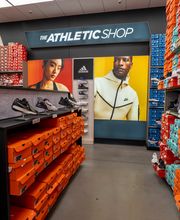 Athletic Shoes Section of Store