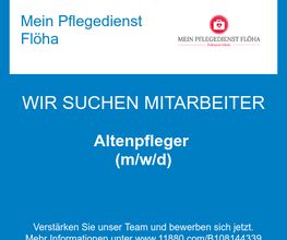Altenpfleger (m/w/d)