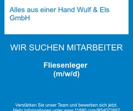 Fliesenleger (m/w/d)