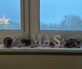 Holz-Weihnachtsschmuck "XMAS"