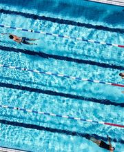 Outdoor pool at David Lloyd Veigy