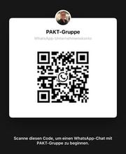 WhatsApp QR Code der PAKT Gruppe zur schnellen und direkten Kontaktaufnahme.