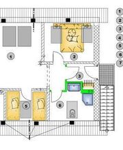 Grundriss Dachgeschosswohnung