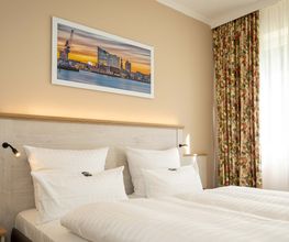 Doppelzimmer 2 zum Garten - Boutique Hotel Rosengarten Hamburg