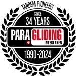 Paragliding Interlaken Logo 34 Jahre