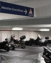 zone motos du parking Bac Montalembert à Paris
