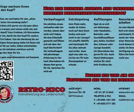 Flyer Retro - Nico