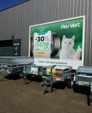 Emportez tout avec vous grâce à nos remorques chez Feu Vert !