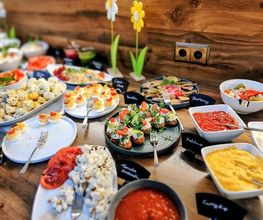 Büfee des Salatbar im Barberino Restaurant
