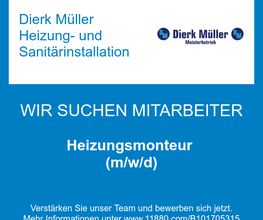 Heizungsmonteur (m/w/d)