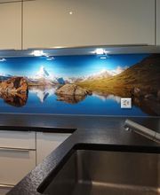 Küchenrückwand mit Motiv