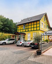 Hotel und Restauranteingang