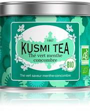 Thé vert menthe concombre bio