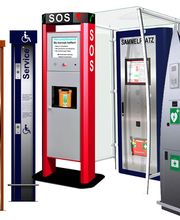 Individuelle gestaltbare Säulen für den öffentlichen Raum oder für Firmengelände.