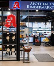 Aussenansicht der Apotheke in der Rindermarkthalle