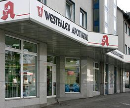 Aussenansicht der Westfalen Apotheke