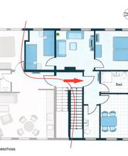 "Schwanensee ***" für 4 Personen, Der Grundriss