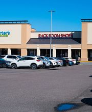 Parking Lot Entrance with Signage
