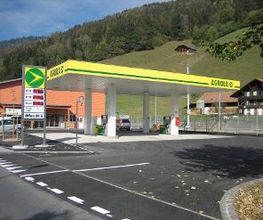 AGROLA Tankstelle - Därstetten bei LANDI - am Bahnhof - überdacht