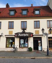 Aussenansicht der Adler Apotheke Beeskow