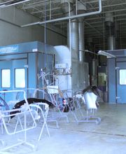 Exterior of Spray Paint Booth
