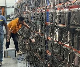 ASIC Miner Mining Farm Aircooled Oman Rack
