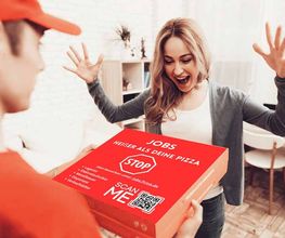 KARTONizza - Werbung auf Pizzakartons Bild 1