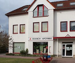 Aussenansicht der Kranich-Apotheke