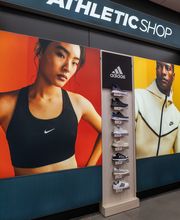 Athletic Shoes Section of Store