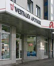 Aussenansicht der Westfalen Apotheke