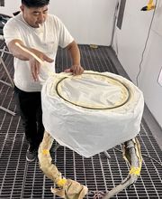 Victor- Prepping Wheel for painting