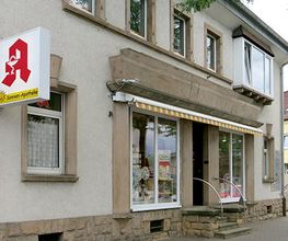 Aussenansicht der Sonnen-Apotheke