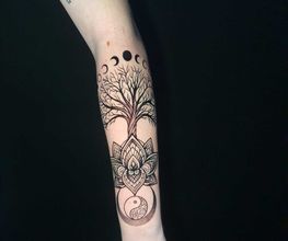 Mandala Lotus + Tree by Sabita