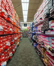 Dress Shoe Section of Store