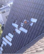 Dacharbeiten nach Sturmschaden